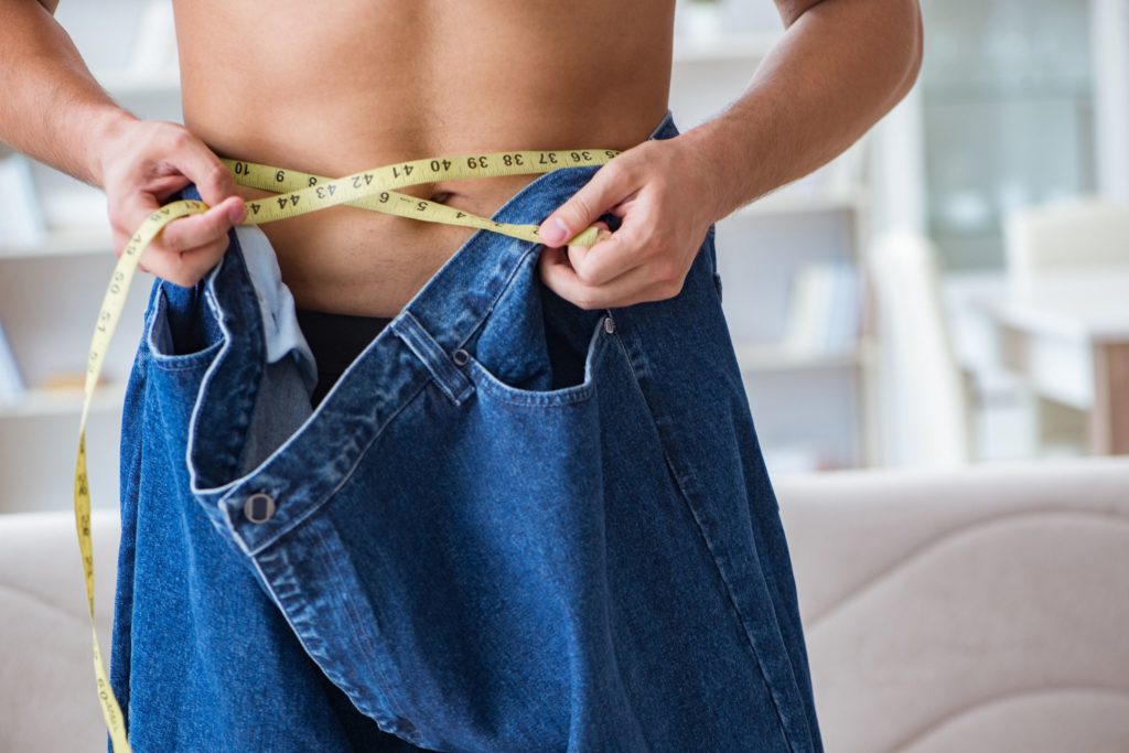 man weight loss lifestyle
