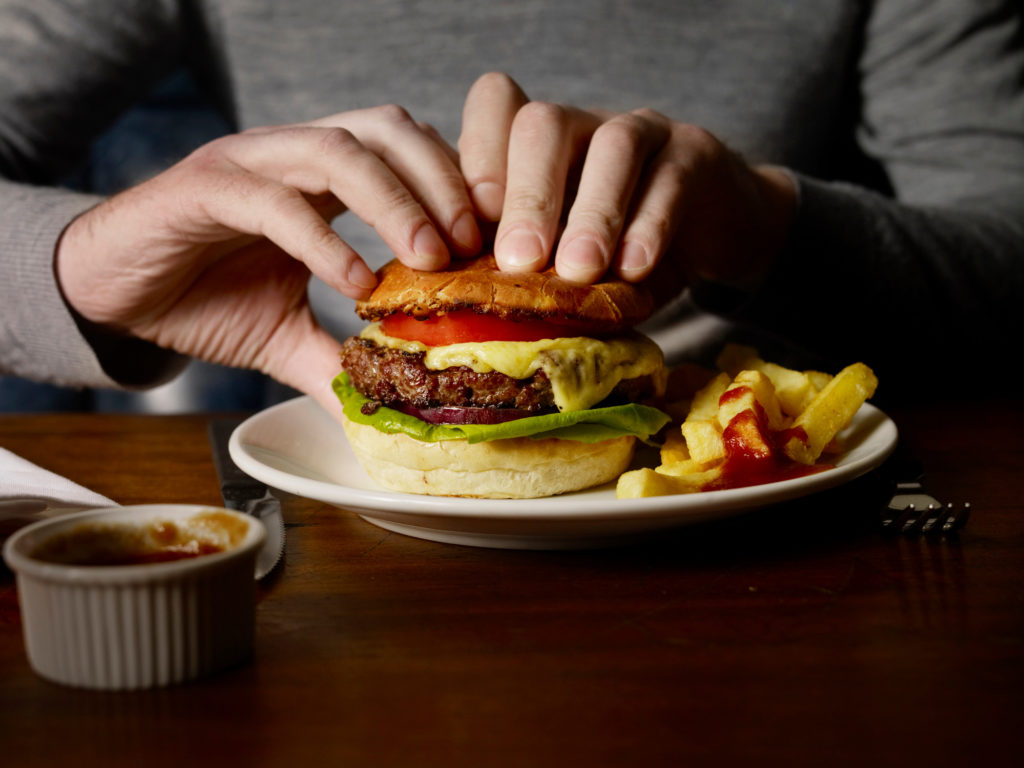 cheese burger for men