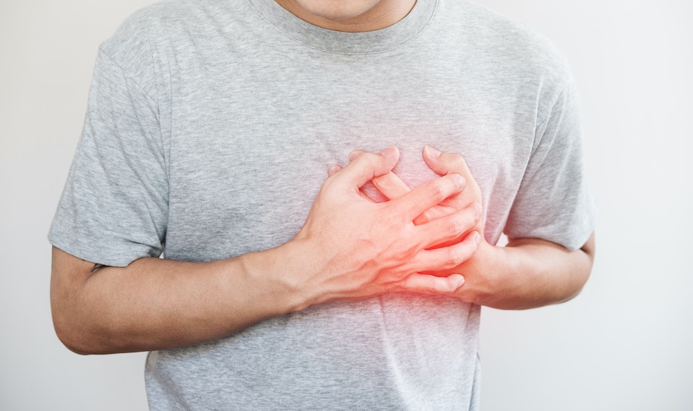 man with heart attack, tips to get enough sleep for men