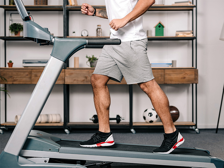 man workout