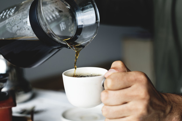man drinking coffee in the morning-active lifestyle