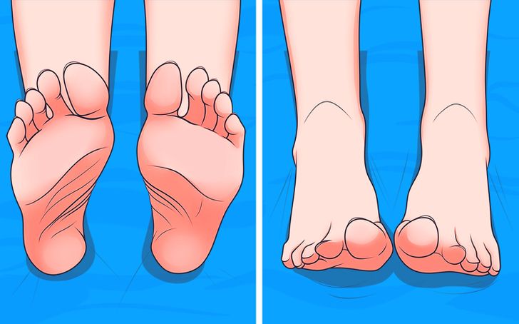 feet exercise to fall asleep