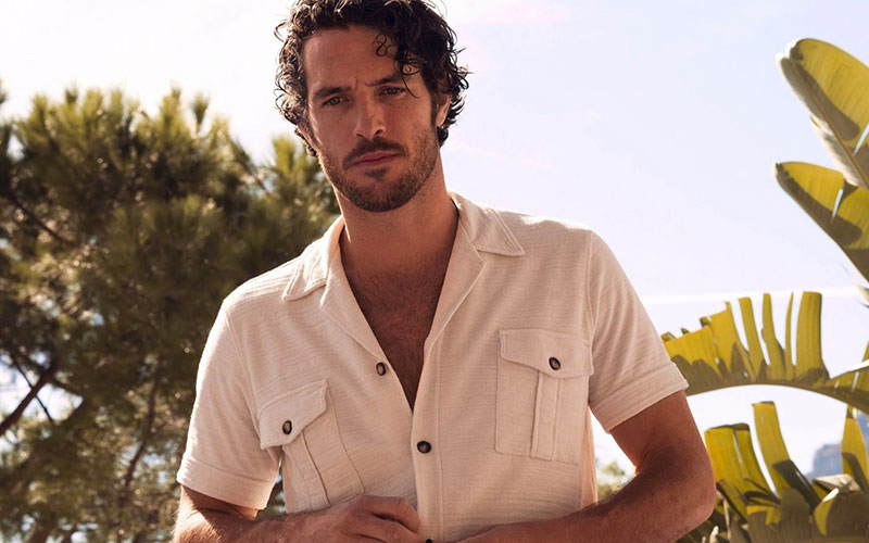 cuban collar shirt for men