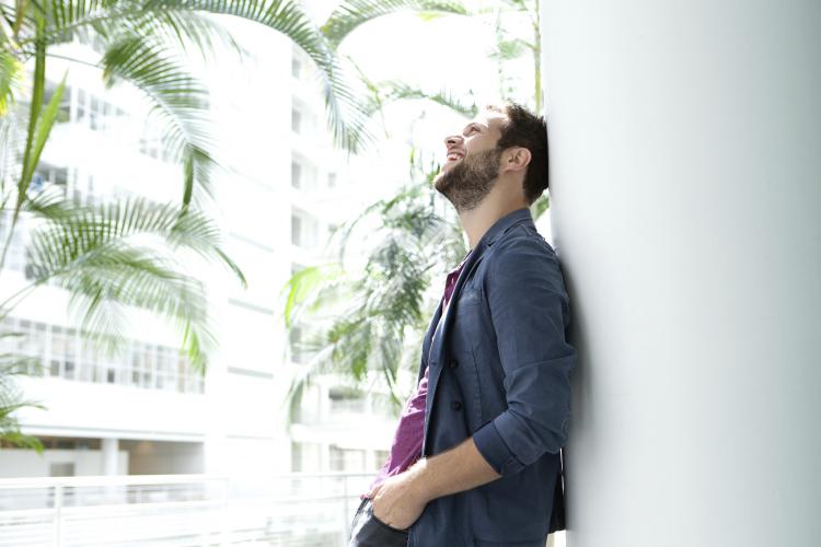 Happy Man Laughing