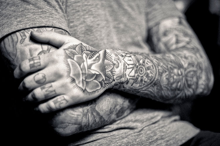 hand tattoos for men