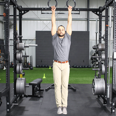hanging leg raises for men