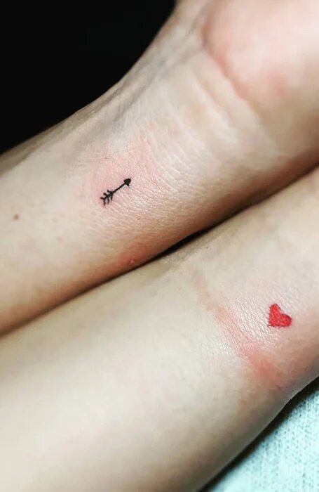 small couple tattoos fashion