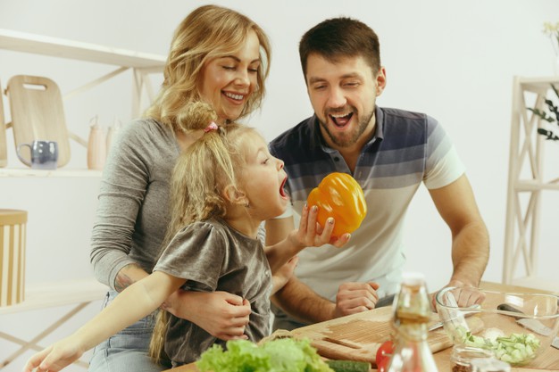 family cooking