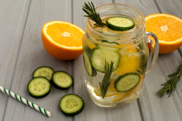 Orange and Cucumber