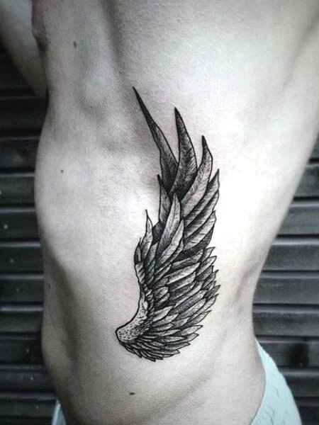 rib tattoos for men