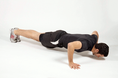 wide push up for belly abs