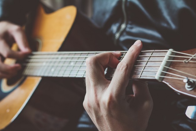 Man playing guitar