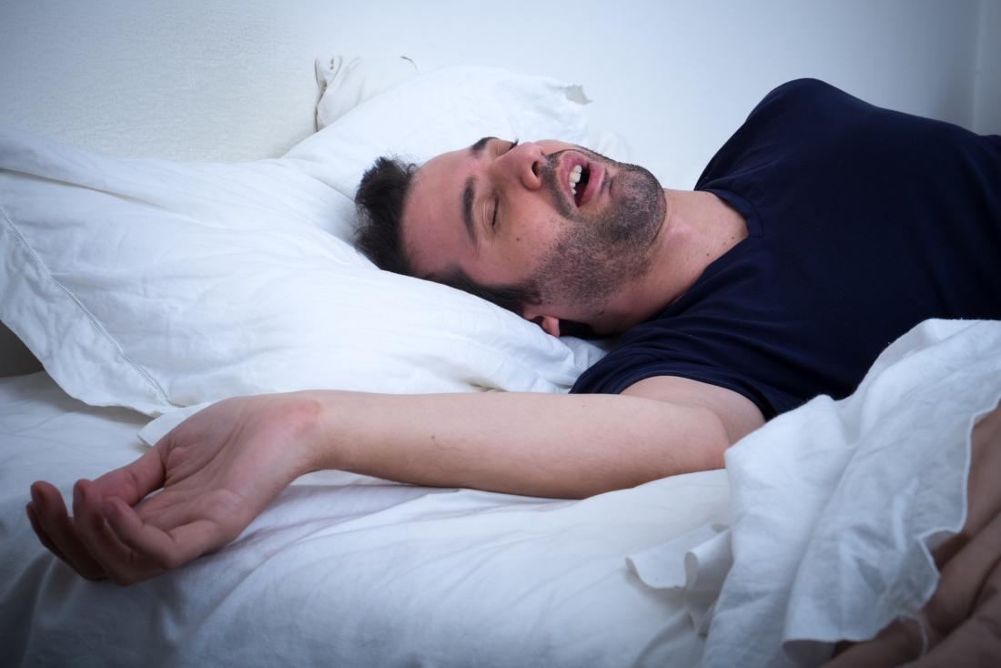 man sleeping
