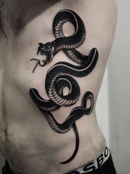 rib tattoos for men