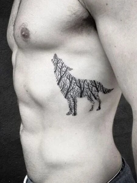 rib tattoos for men