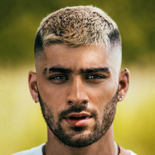 Eyebrow slit trend for men