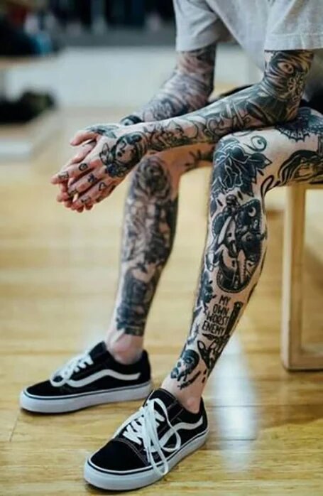 leg tattoos for men