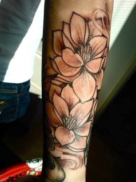 flower tattoos for men