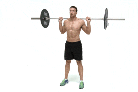 dumbbell squat for men