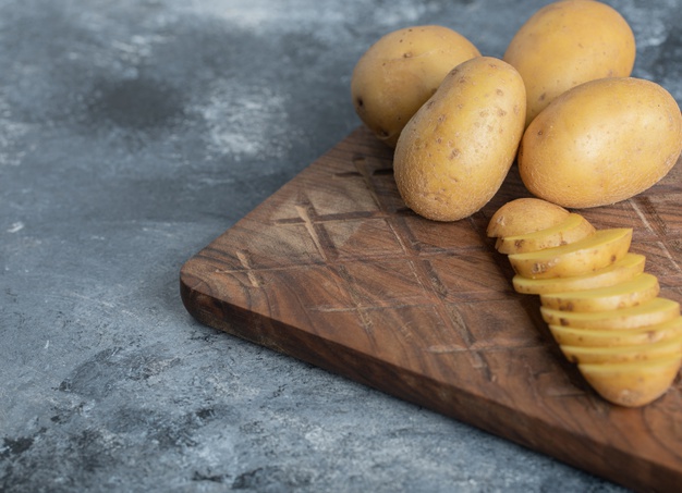 resh organic potatoes