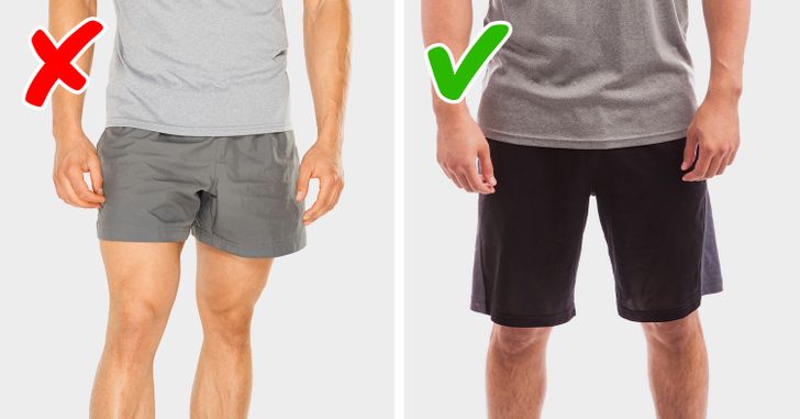 Buying shorts that are the right length