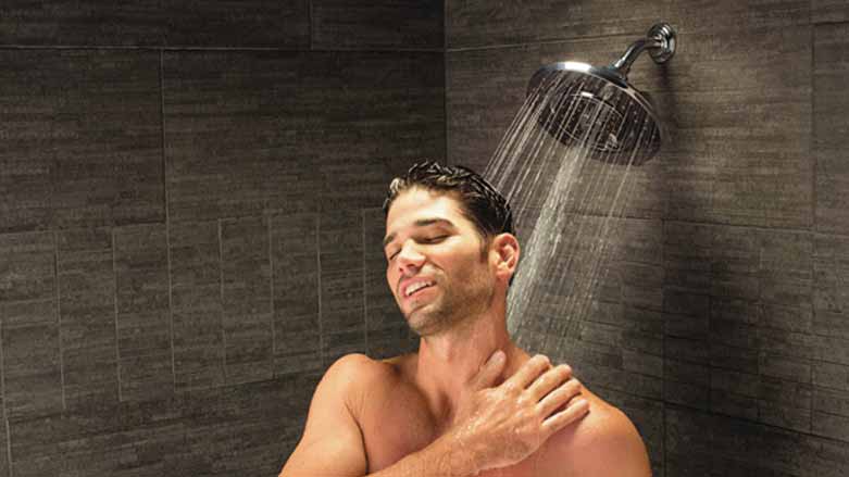 Not starting the day with a shower
