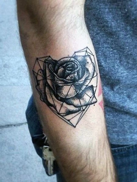 heart tattoos for men