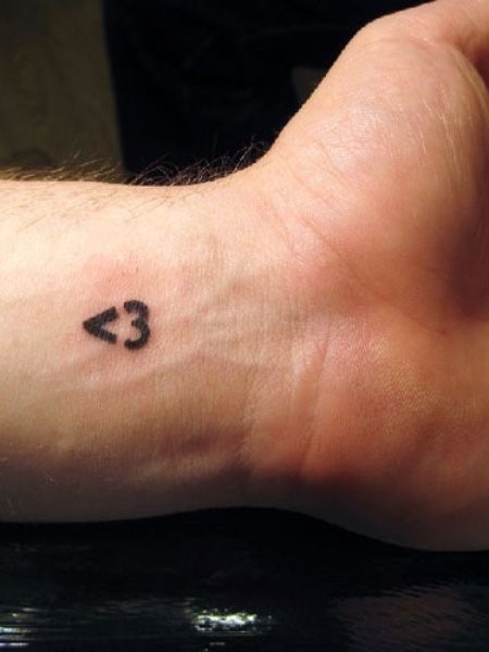 heart tattoos for men