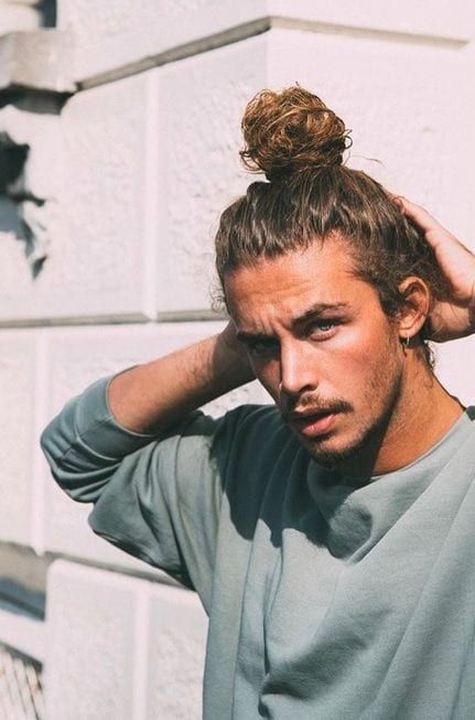 bun hairstyles for men