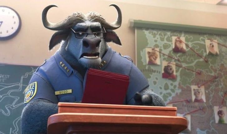 Chief Bogo’s glasses in Zootopia