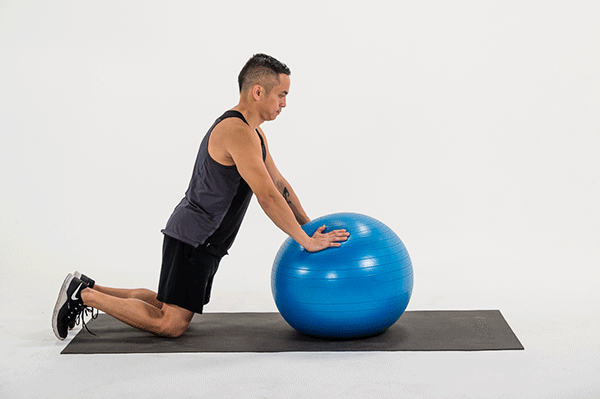 home workout with medicine ball; Healthy lifestyle