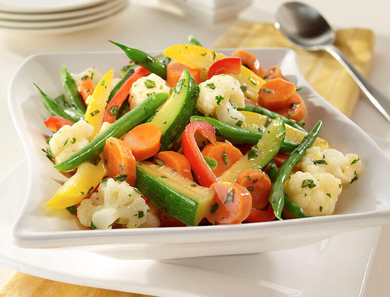 steamed vegetables for men