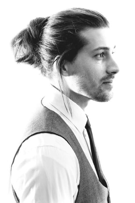 bun hairstyles for men