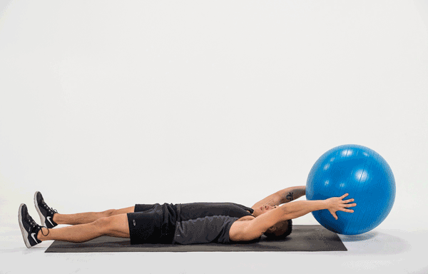 home workout with medicine ball; Healthy lifestyle