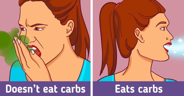 Your breath may smell bad