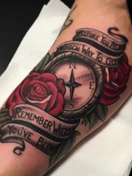 rose tattoos for men