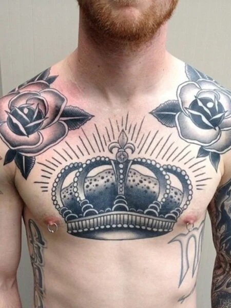 crown tattoos for men