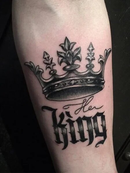 crown tattoos for men