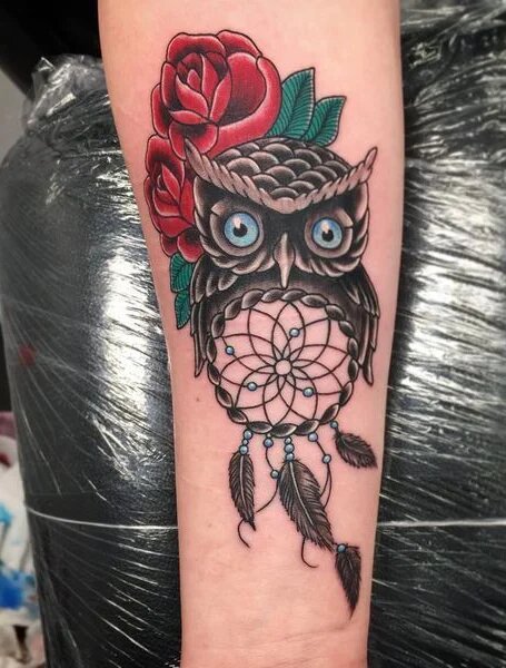 owl tattoos for men