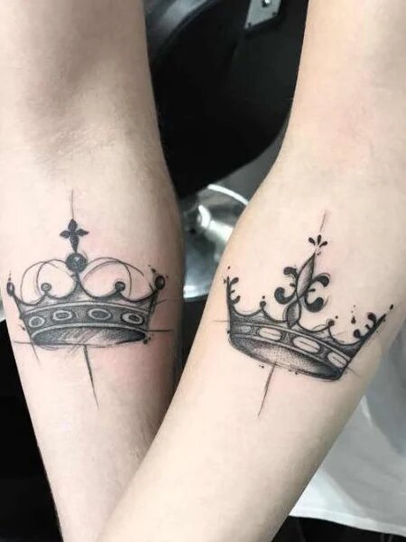 crown tattoos for men