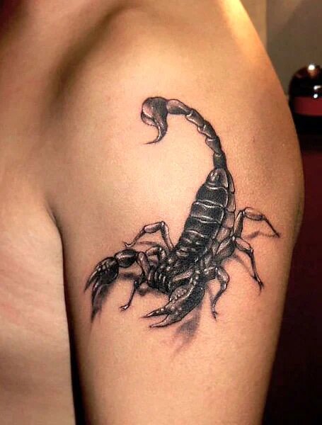 scorpian tattoos for men