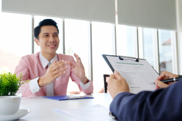 man interview
