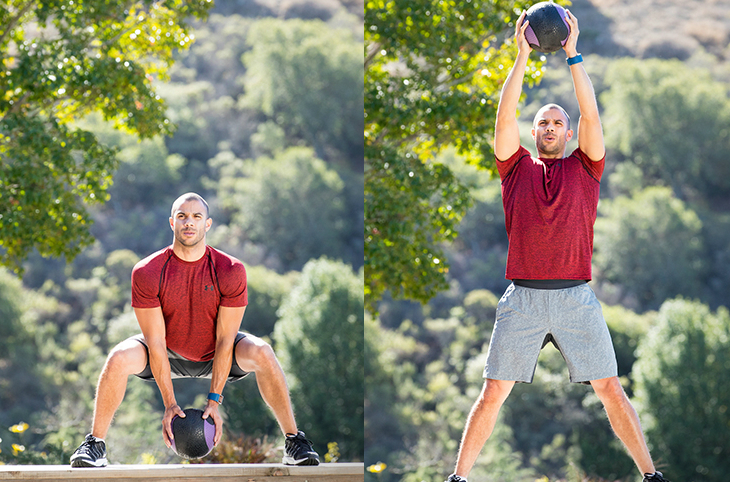 medicine ball exercise for men