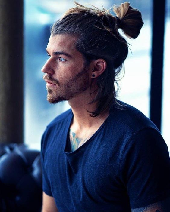 bun hairstyles for men