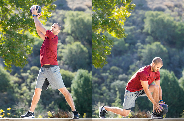 medicine ball exercise for men