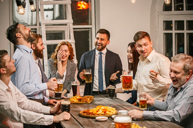 friends gathering