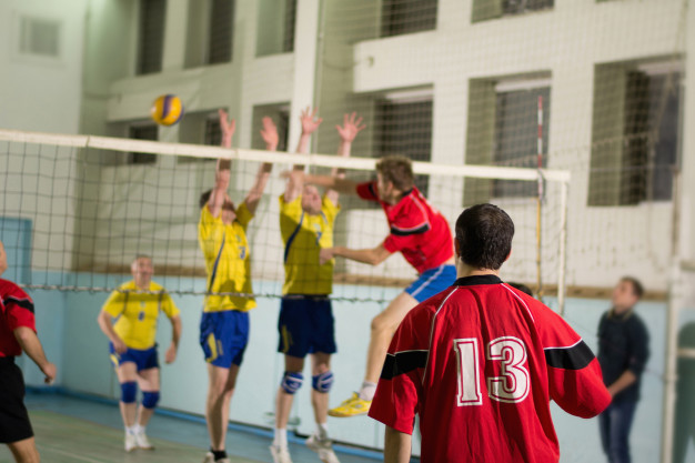 team volleyball and sport lifestyle