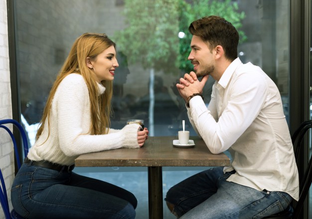 Lovely couple spending time together