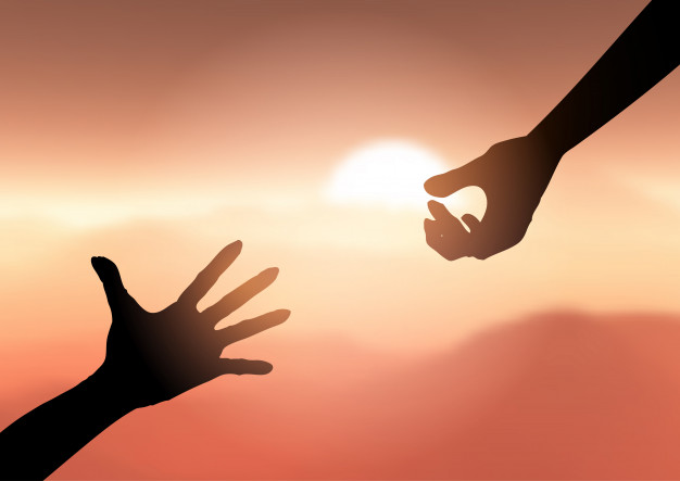silhouette-hands-reaching-out-help