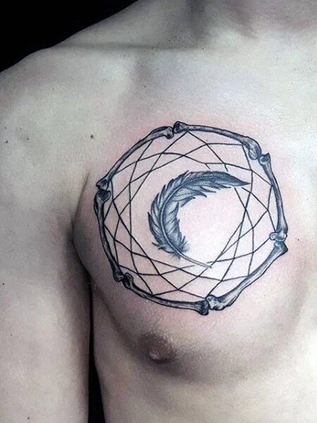 dream catcher tattoos for men